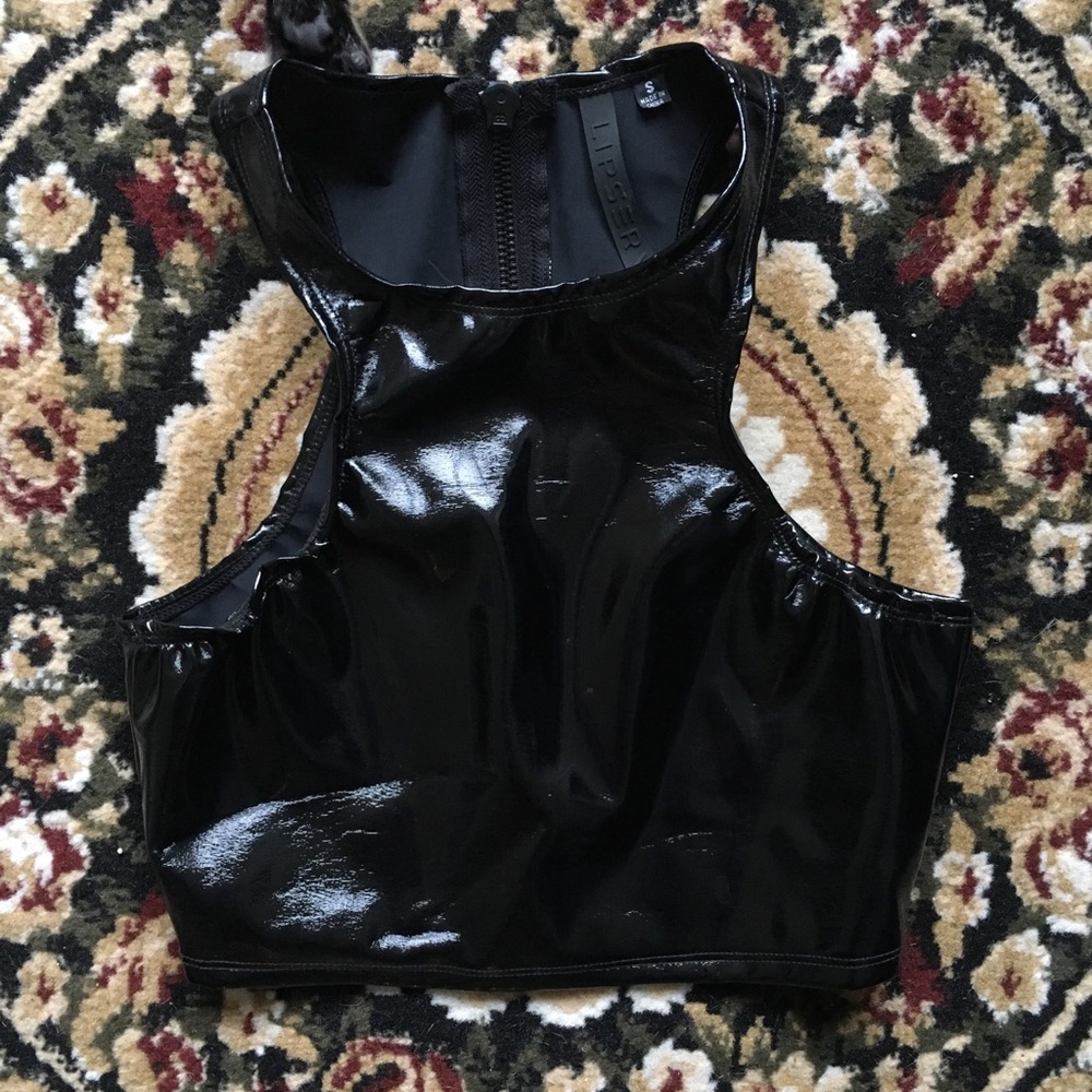 LIP SERVICE CROPPED RACERBACK TOP